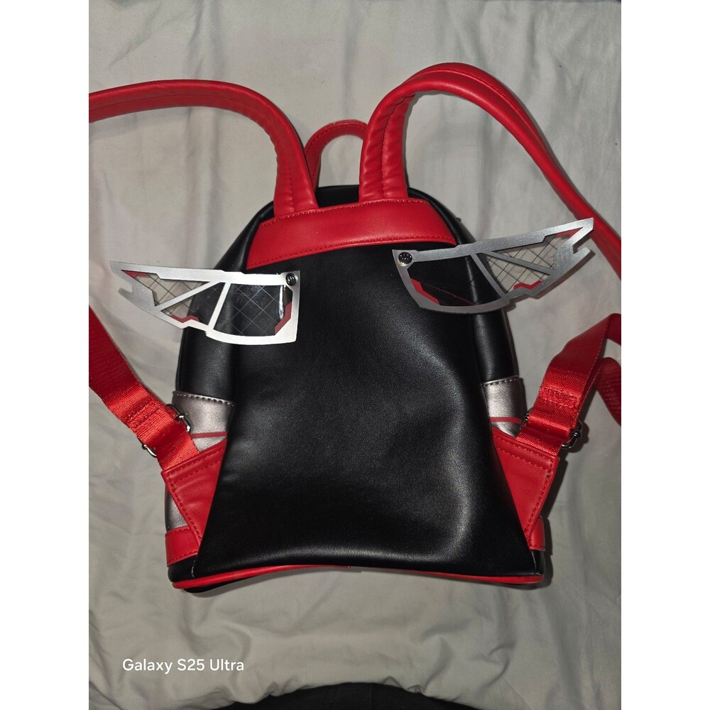Loungefly Marvel Falcon cosplay Mini Backpack purse bag tote with wings! - Picture 6 of 7